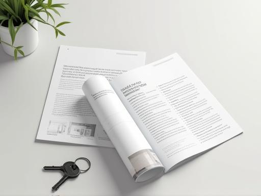 Brochure design project for a real estate company